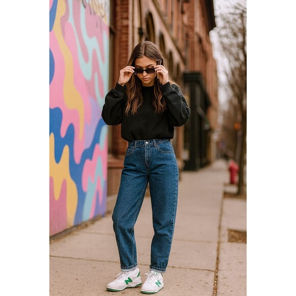 Vintage Northern Reflections Jeans Womens 10 Mid Rise Straight Breakfast Club 80 - Picture 1 of 16